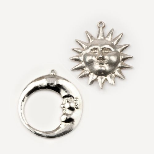 Sun & Moon - Earrings: click to enlarge