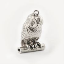 Owl On Branch - Pendant